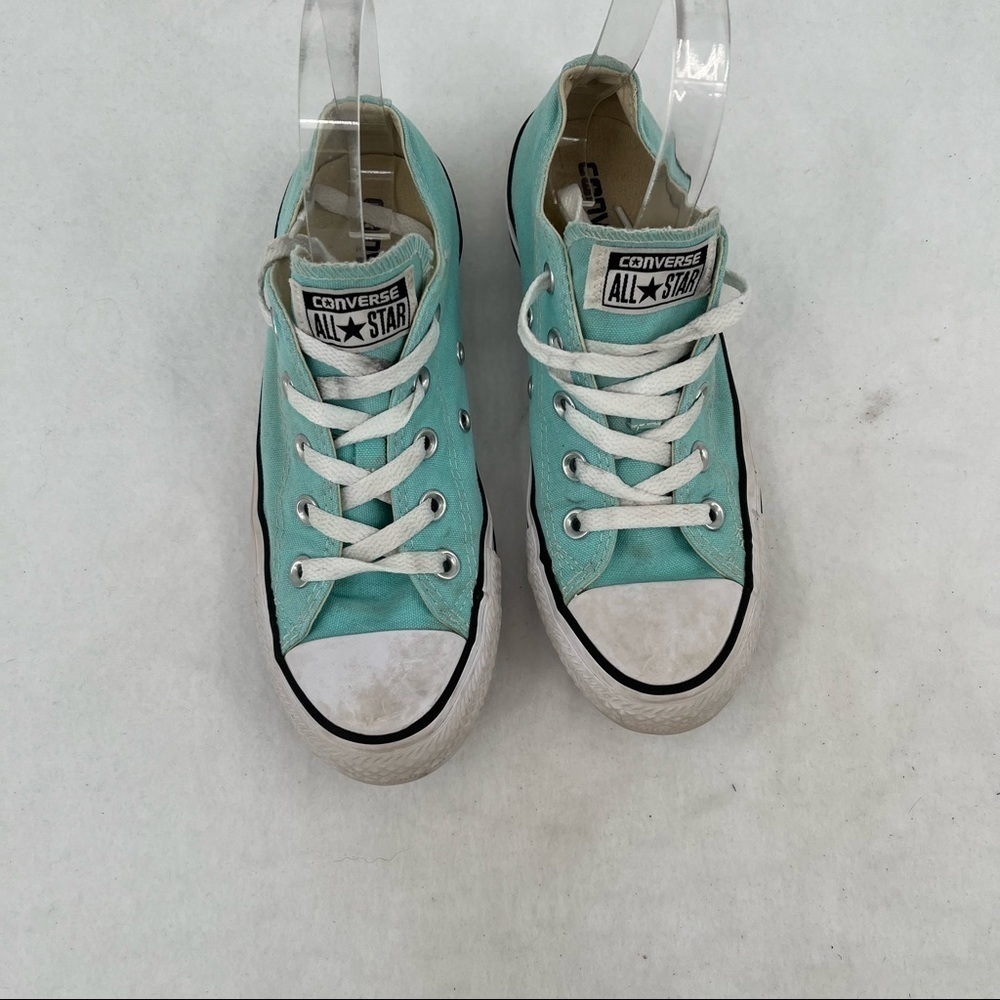 CONVERSE Womens Chuck Taylor All Stars Low top Blue lace up sneakers size: 6 - Picture 7 of 9